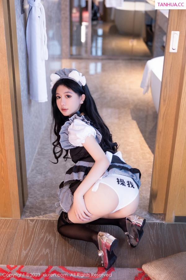   [XiuRen]高清写真图 2023.08.15 No.7237 幼幼 女仆美腿第25张图片